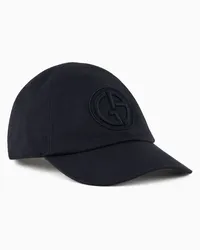 Giorgio Armani Baseballcap Aus Baumwollstretch Nachtblau