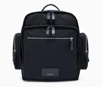 Nylon Rucksack mit Lederdetails aus der Capsule Travel