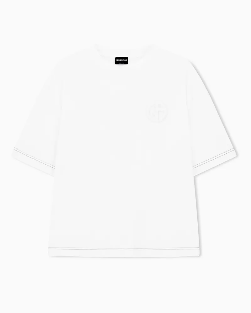 Giorgio Armani Regular Fit T-Shirts Weiß