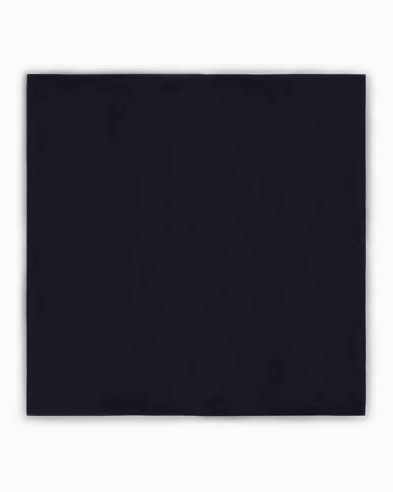Giorgio Armani Einstecktuch aus Seide Blau