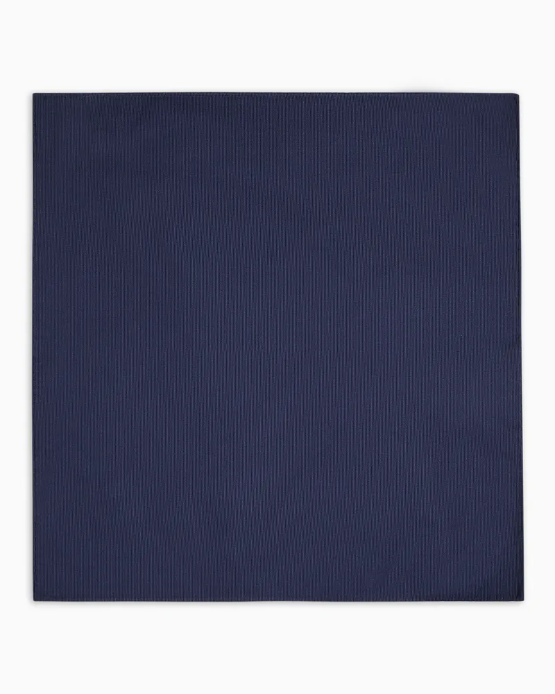 Giorgio Armani Einstecktuch aus Seide Blau