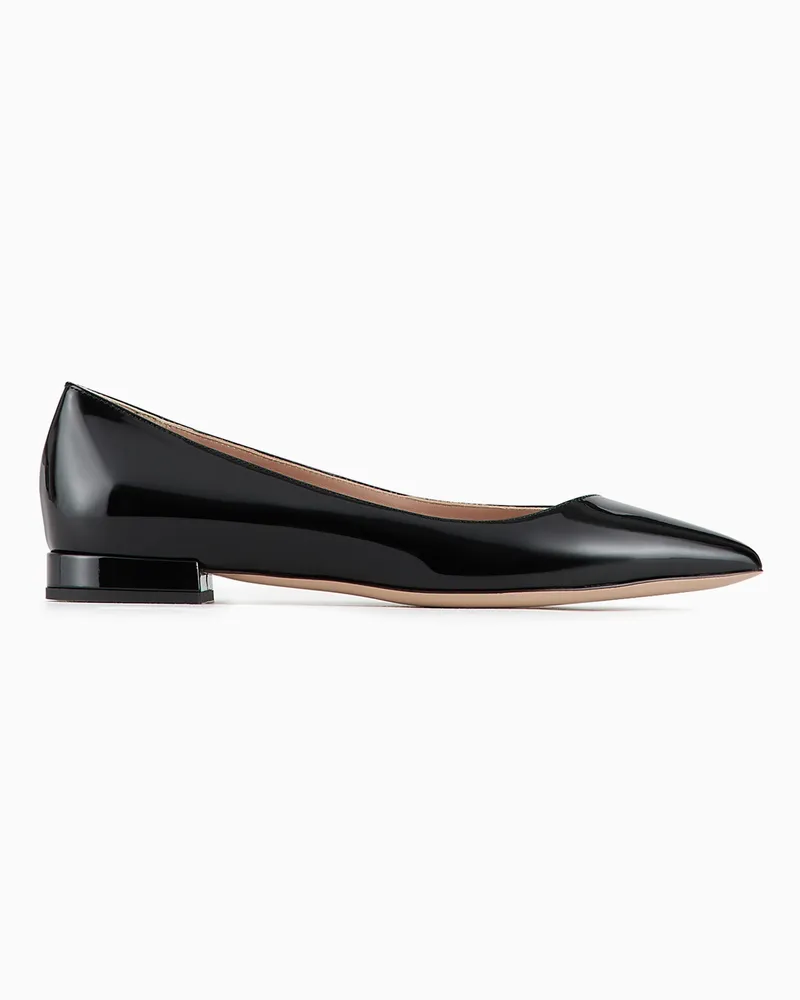 Giorgio Armani Ballerinas Schwarz