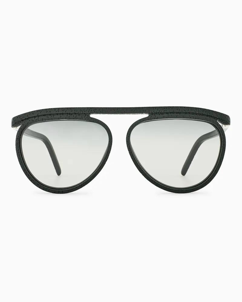Giorgio Armani Sonnenbrille für Damen mit Pilotenfassung Grün