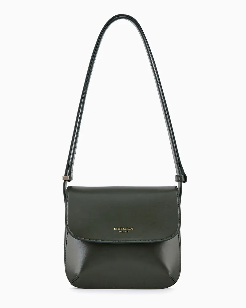 Giorgio Armani la Prima aus strukturiertem Leder Grün