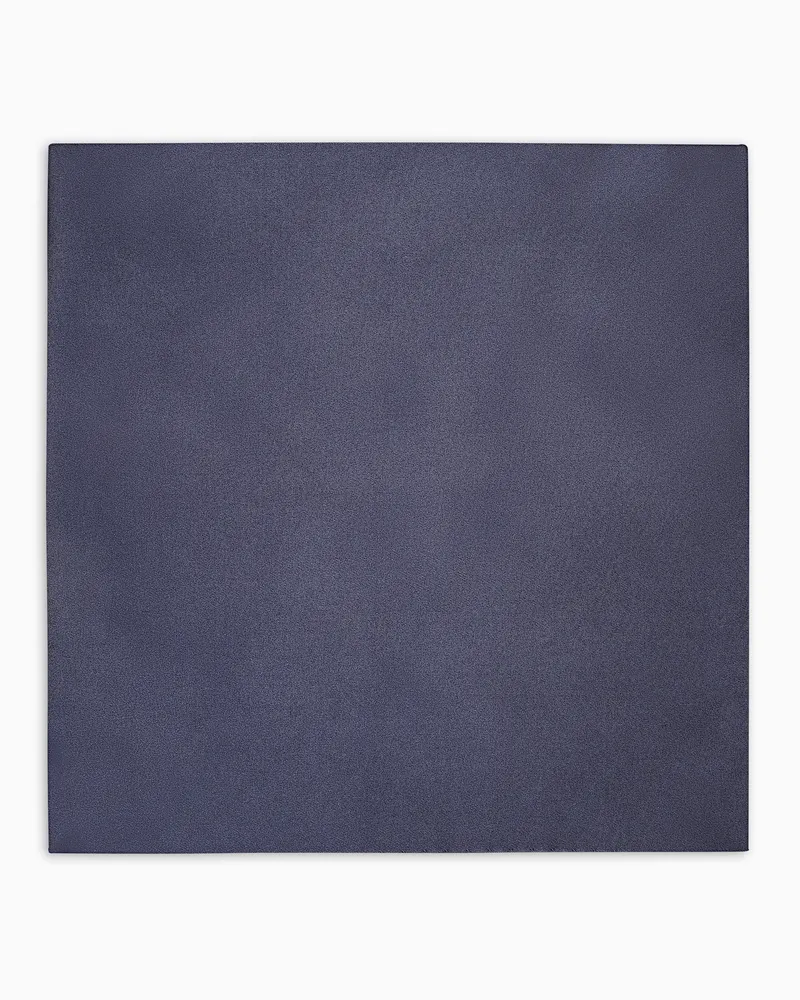 Giorgio Armani Einstecktuch aus Seide Blau