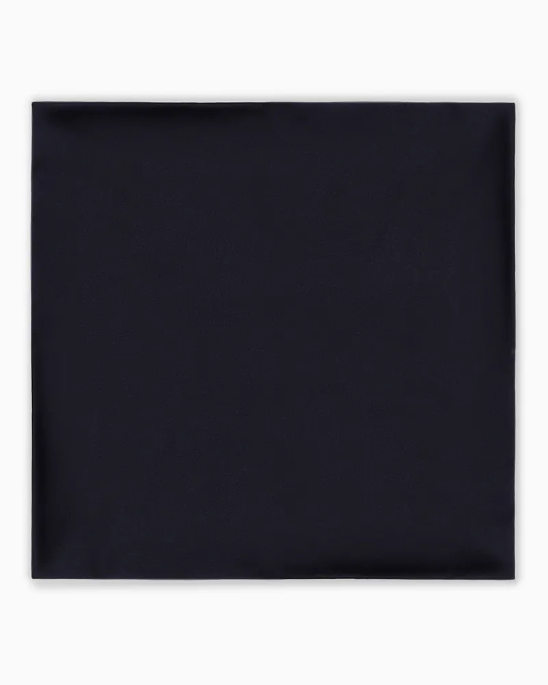 Giorgio Armani Einstecktuch aus Seide Blau