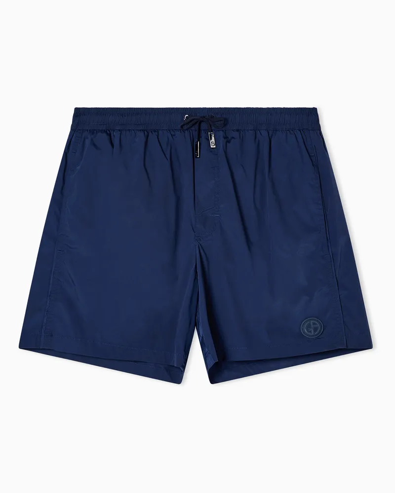 Giorgio Armani Badeboxershorts Marineblau