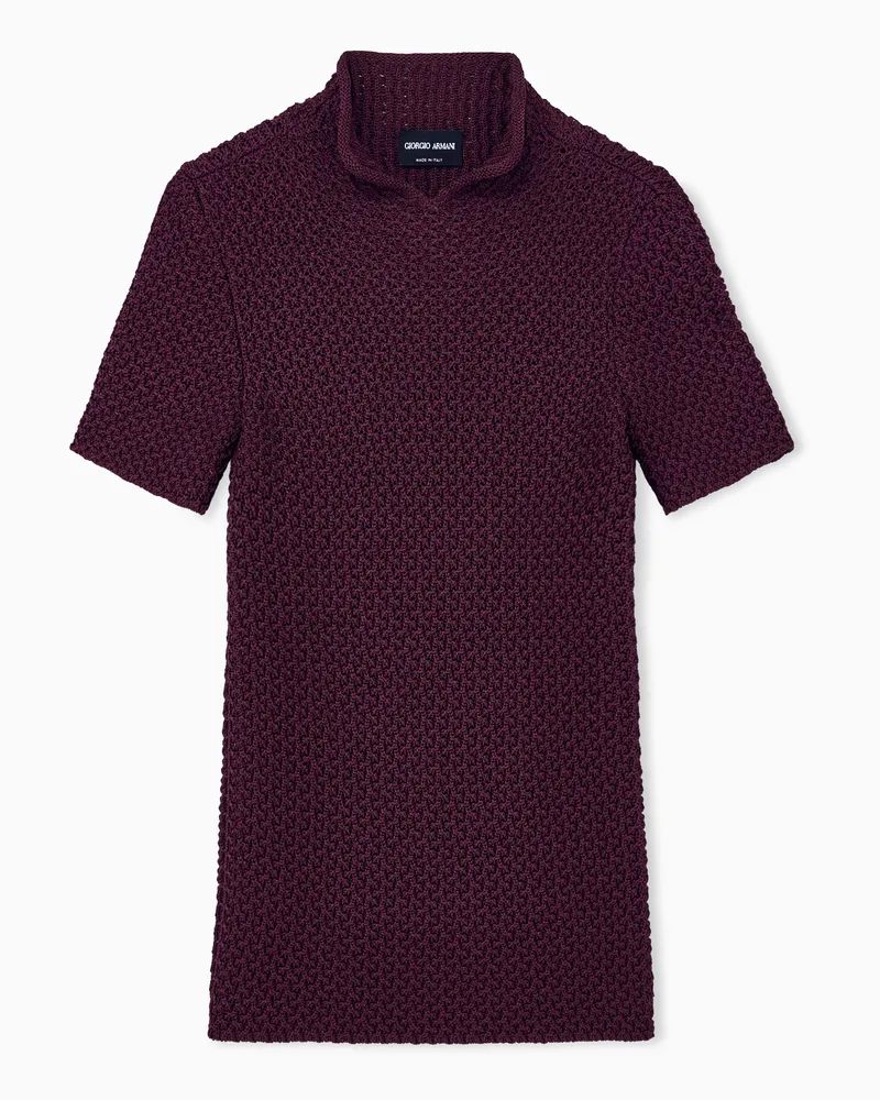 Giorgio Armani Stricktops Burgunderrot