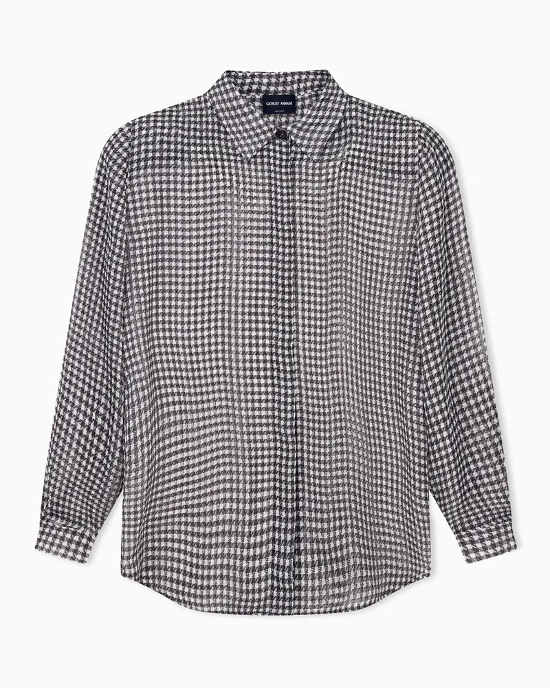 Giorgio Armani Armani/Archivio SS1983 Hemd Gemustert