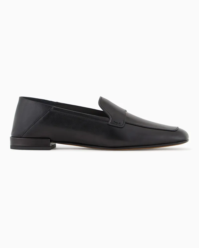Giorgio Armani x 10 Corso Como Mokassins aus Kalbsleder Schwarz