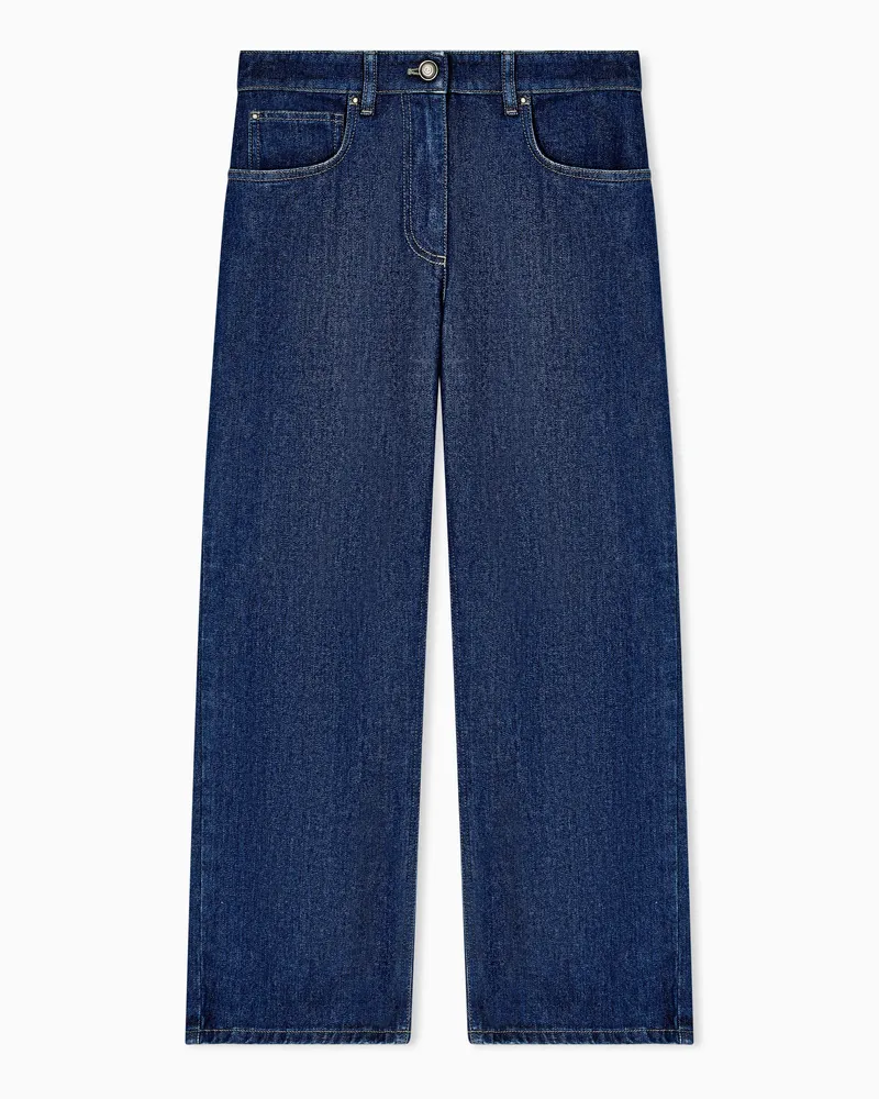 Giorgio Armani 5 Taschen Blau