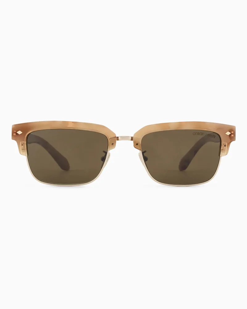 Giorgio Armani Sonnenbrille mit rechteckiger Fassung 