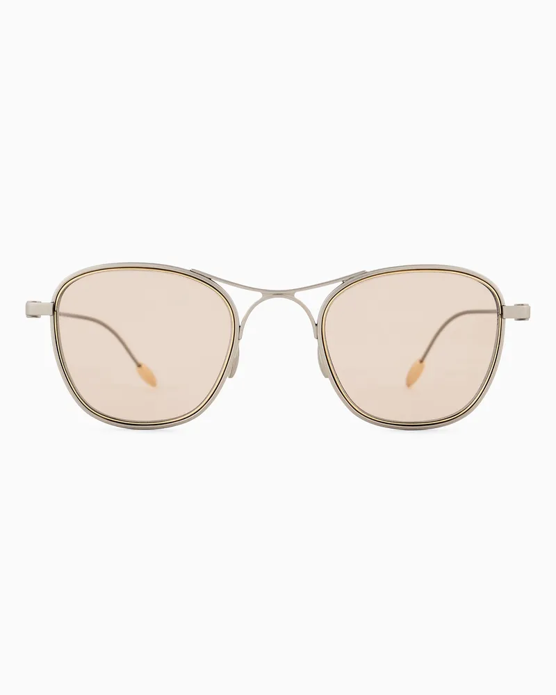 Giorgio Armani Piloten-Sonnenbrille für Herren Goldfarben