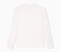 Seidenbluse Collezione Cashmere mit Stehkragen