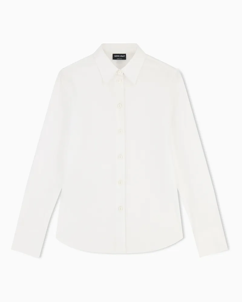 Giorgio Armani Bluse aus Stretch-Popeline 