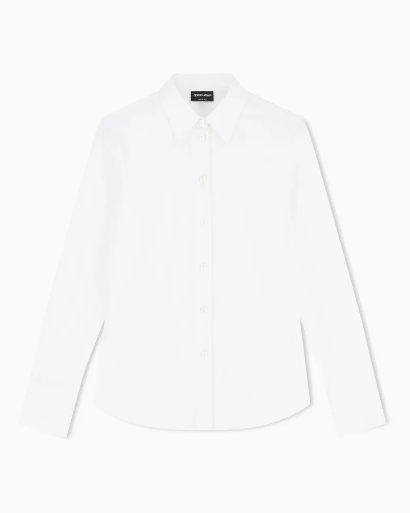 Giorgio Armani Bluse aus Stretch-Popeline 