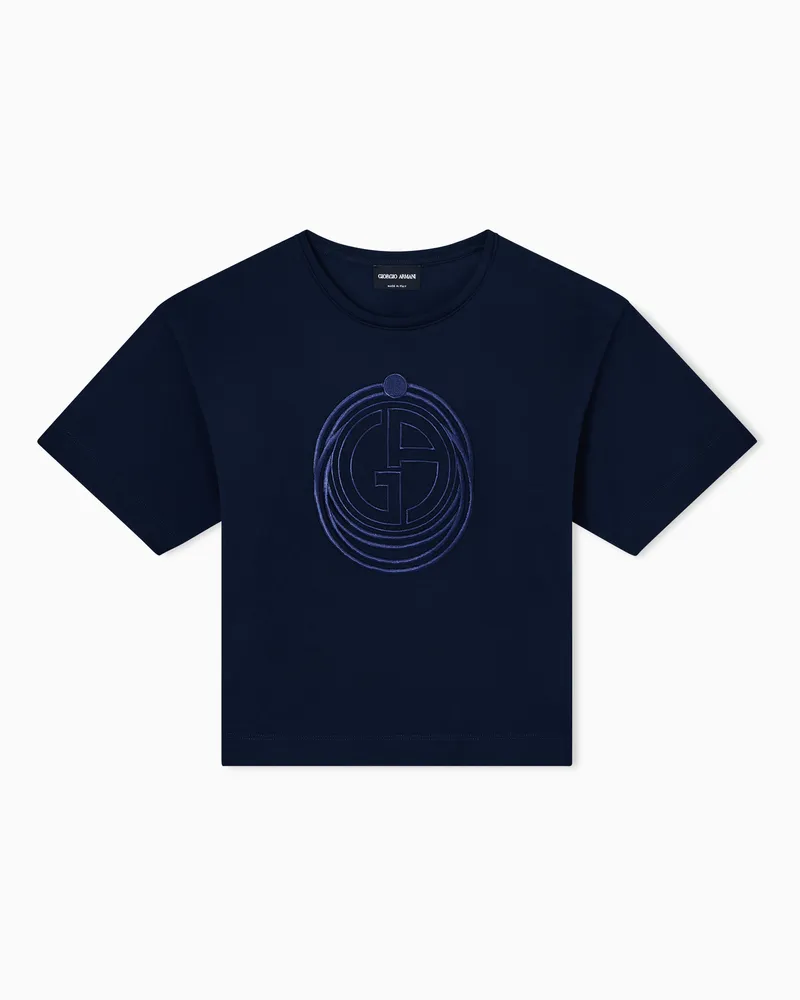 Giorgio Armani Regular Fit T-Shirts Blau
