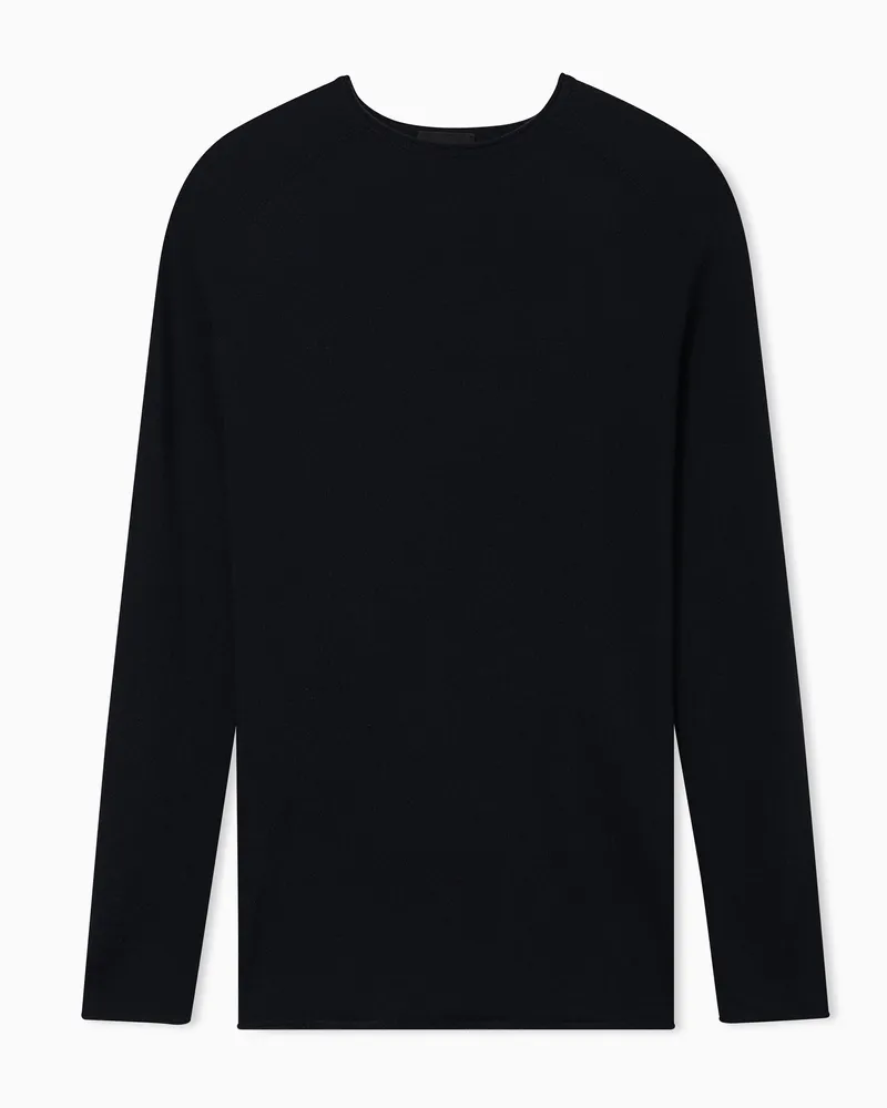 Giorgio Armani Pullover aus Kaschmir mit Streifenmuster Blau