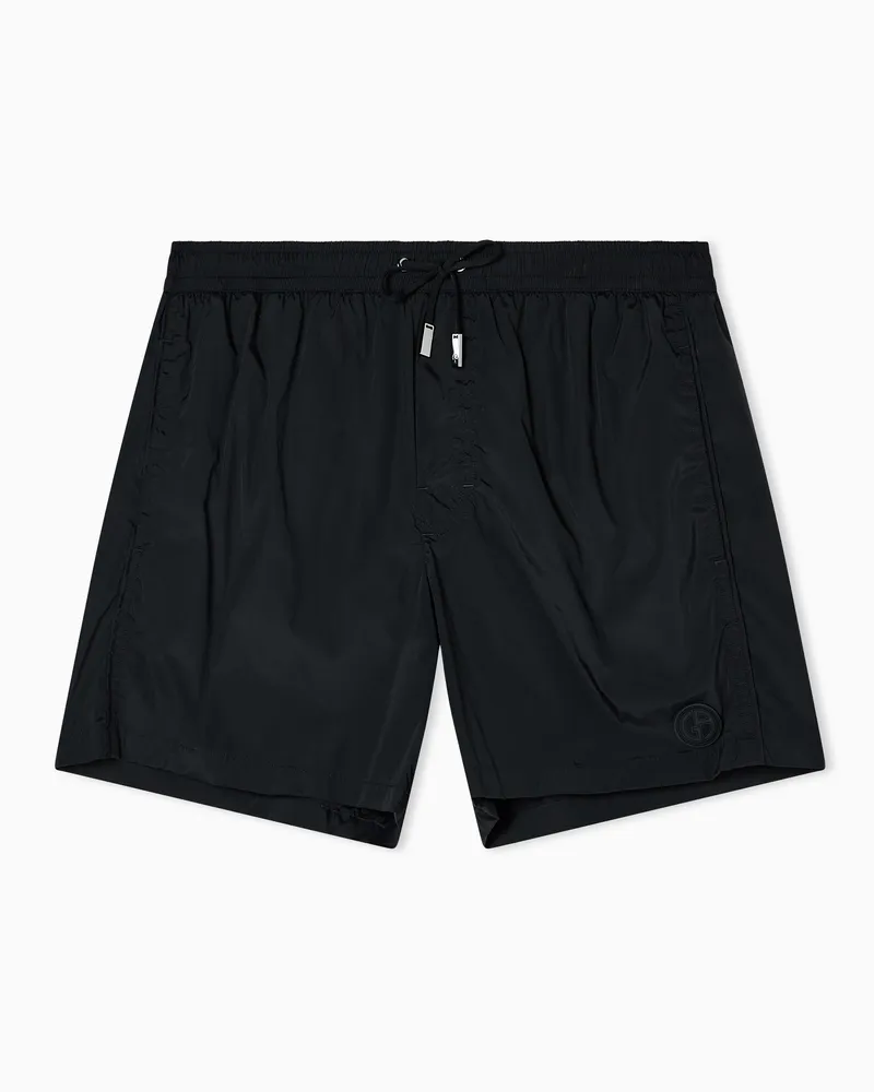 Giorgio Armani Badeboxershorts Schwarz