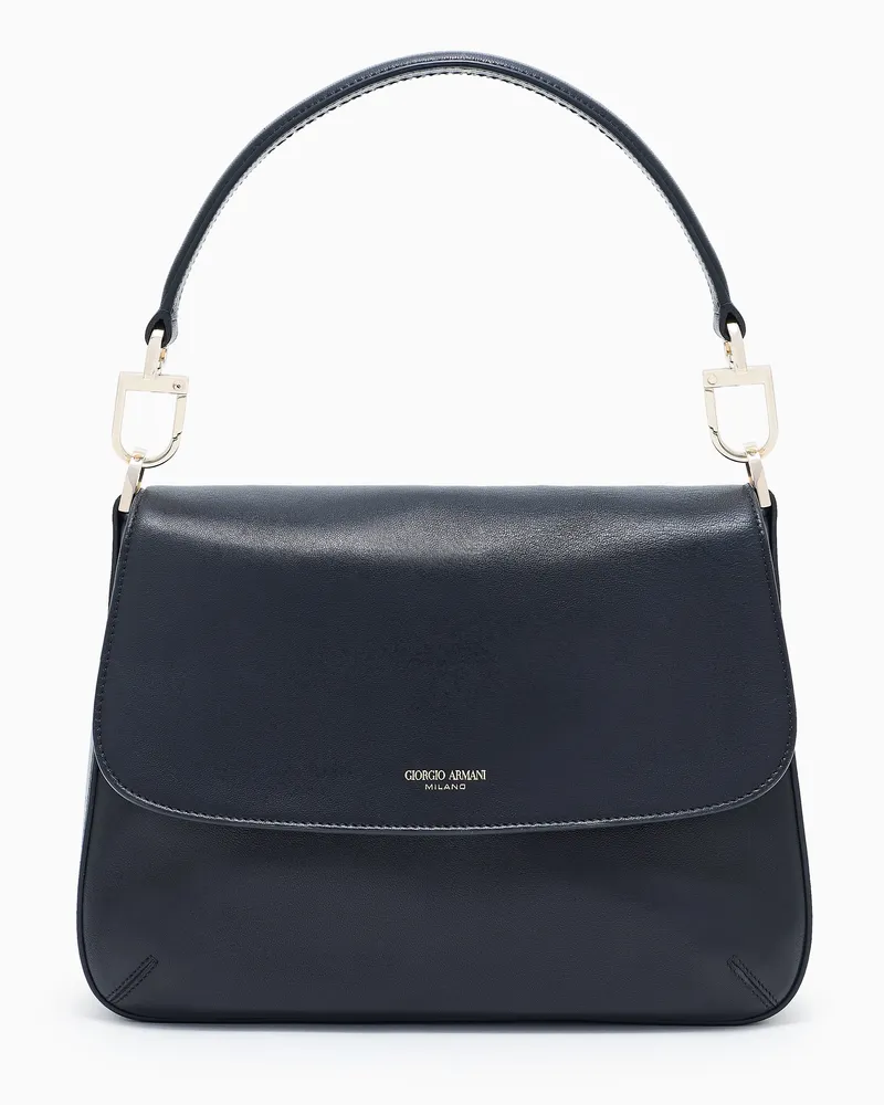 Giorgio Armani Mittelgroße la Prima Soft aus Nappa Schwarz