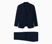 Einreihiger Anzug der Soho-Linie aus Schurwolle