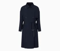 Doppelreihiger Trenchcoat Icon aus Cupro
