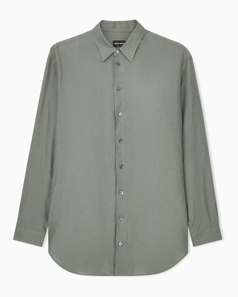 Giorgio Armani Armani/Archivio SS1990 Hemd Grün