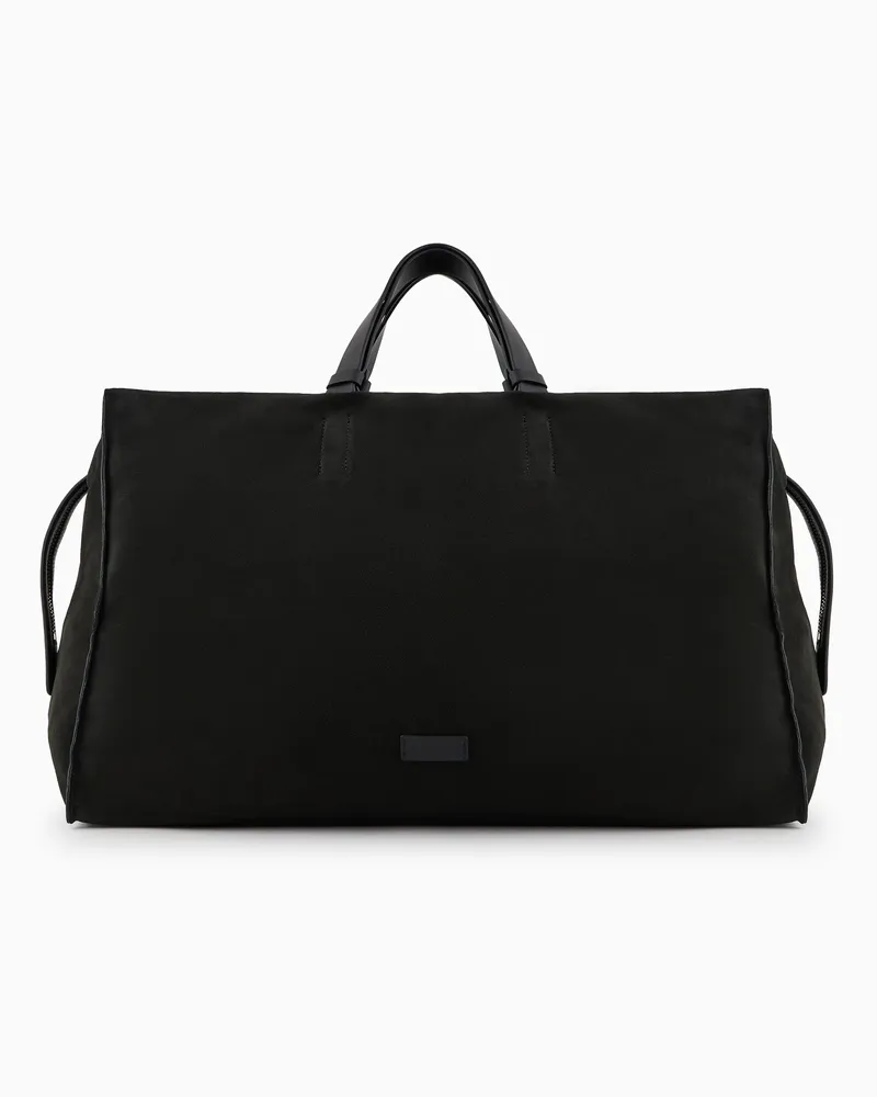 Giorgio Armani Große Tasche aus Wildleder Grün