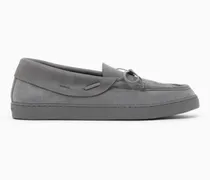 Loafer aus Wildleder mit robuster Gummisohle