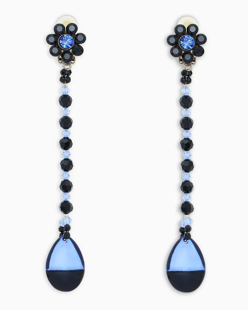 Giorgio Armani Ohrringe Blau