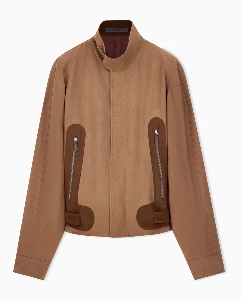 Giorgio Armani Armani/Archivio SS1983 Bomberjacke Braun