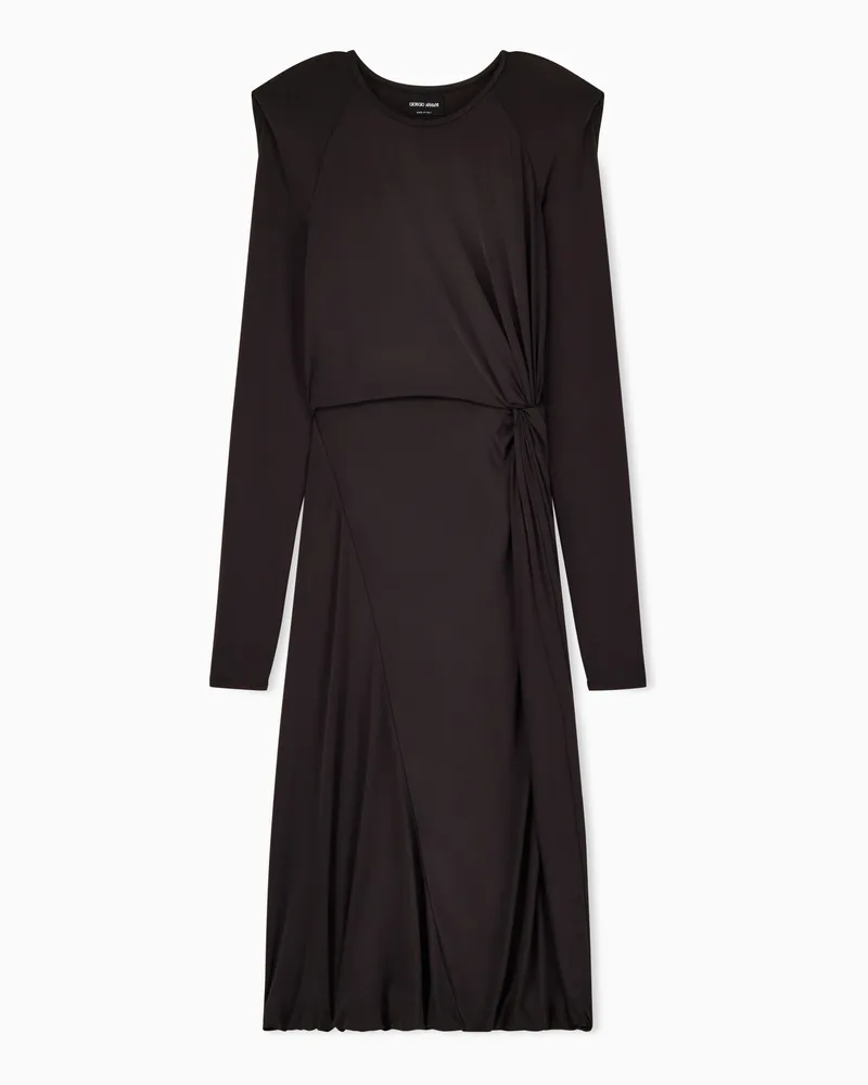 Giorgio Armani Midi-Kleider Braun