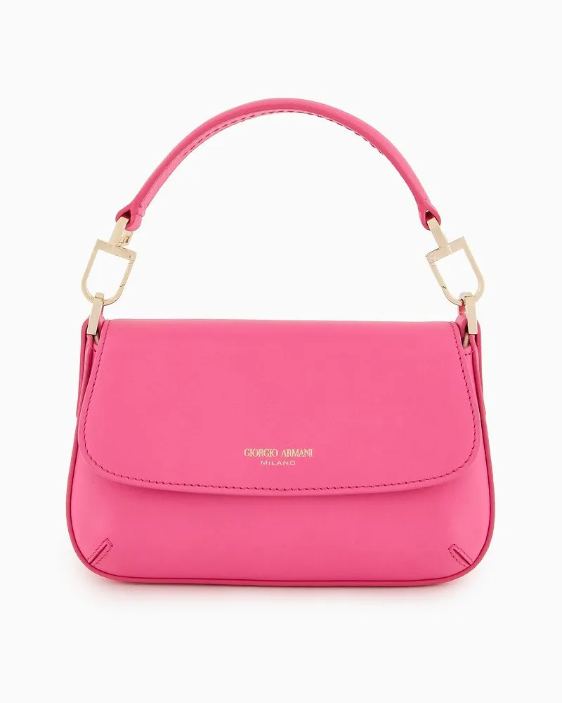 Giorgio Armani Handtasche La prima Soft Im Mini-format Aus Nappaleder Fuchsia