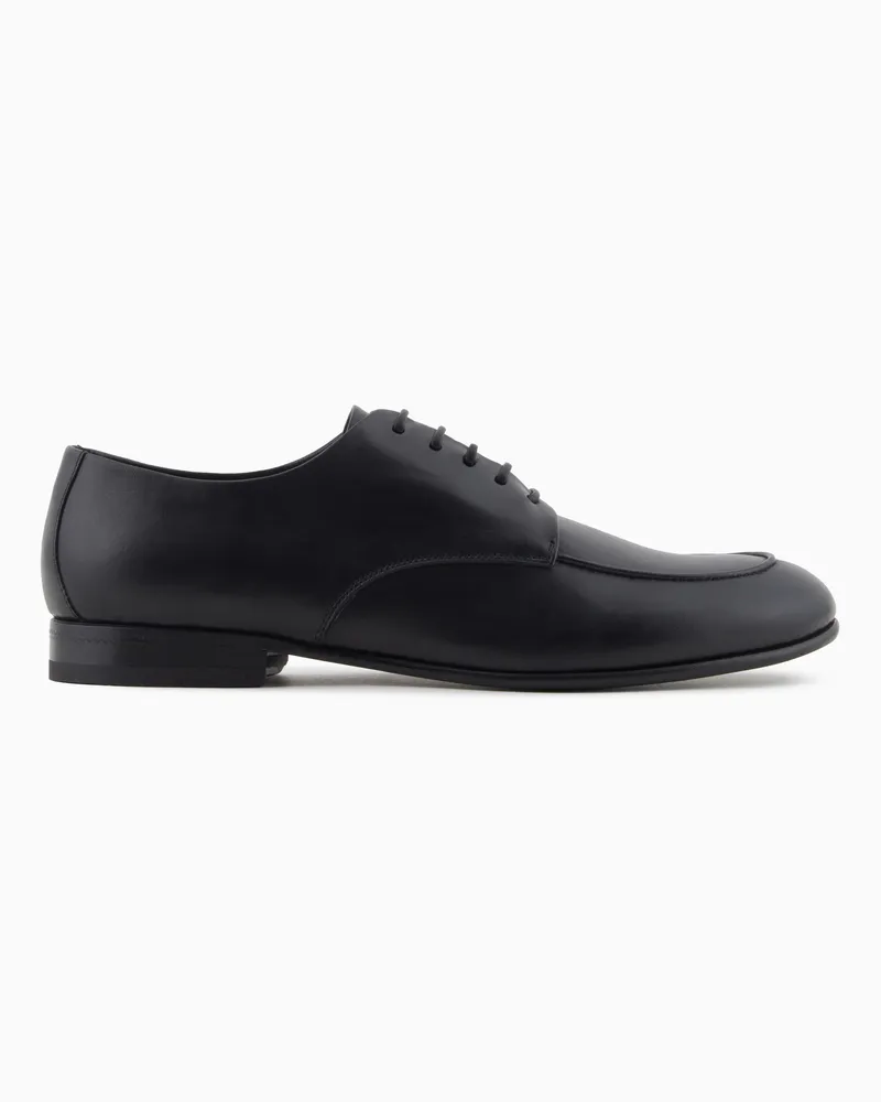 Giorgio Armani Derby aus Leder Schwarz