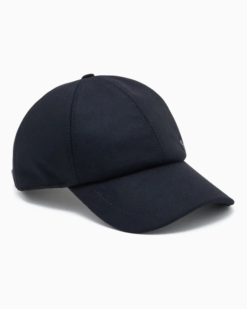 Giorgio Armani Hut aus Schurwolle und Kaschmir Schwarz