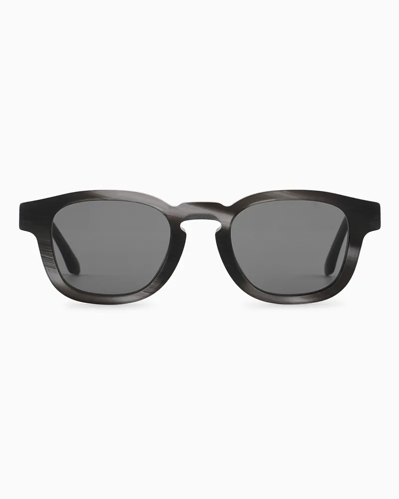 Giorgio Armani Unisex-Sonnenbrille mit Pillow-Fassung 