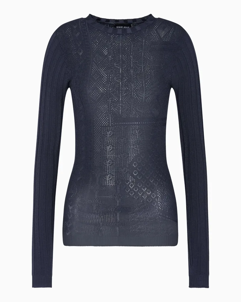 Giorgio Armani Pullover Blau