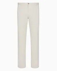 Giorgio Armani Hose Aus Baumwollstretch-gabardine Beige