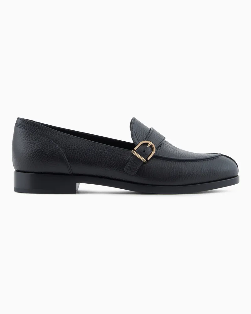Giorgio Armani Mokassins aus Kalbsleder Schwarz