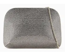 Clutch La Prima Aus Satin und Strass