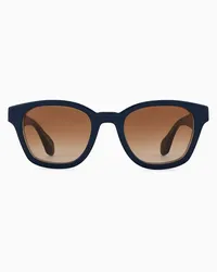 Giorgio Armani Sonnenbrille Für Herren mit Panto-fassung Blau