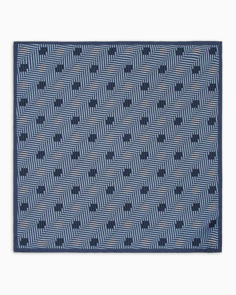 Giorgio Armani Einstecktücher Hellblau
