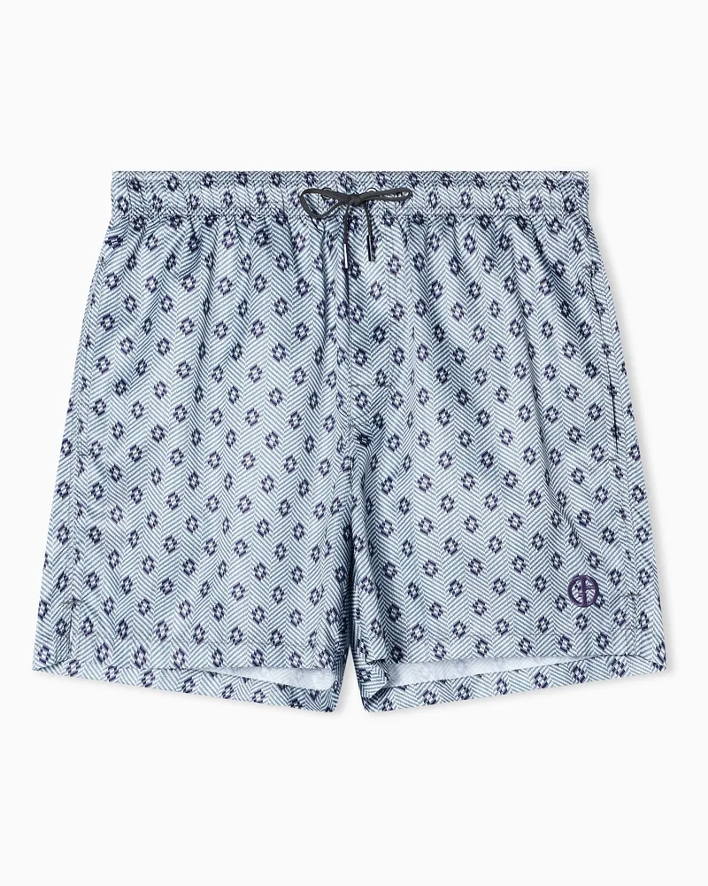 Giorgio Armani Badeboxershorts Grün