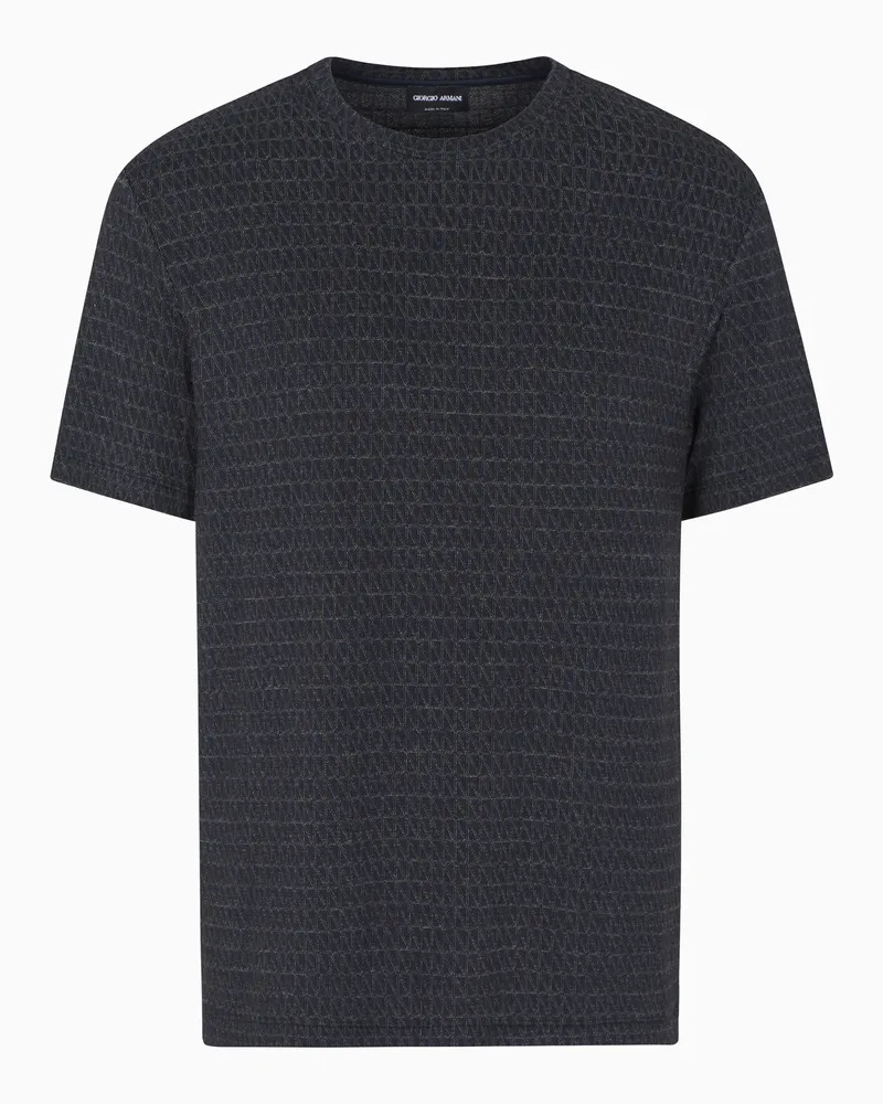 Giorgio Armani Slim Fit T-Shirts Schwarz