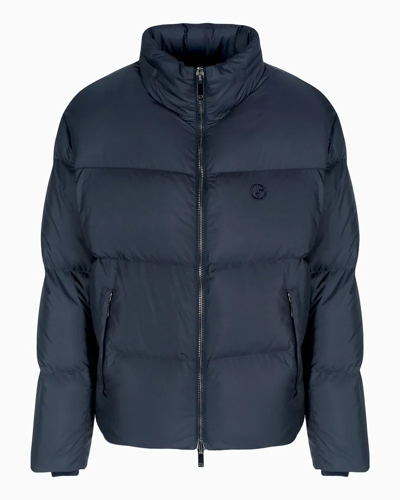 Giorgio Armani Bomberjacke mit Wattierung aus Gänsedaunen Blau
