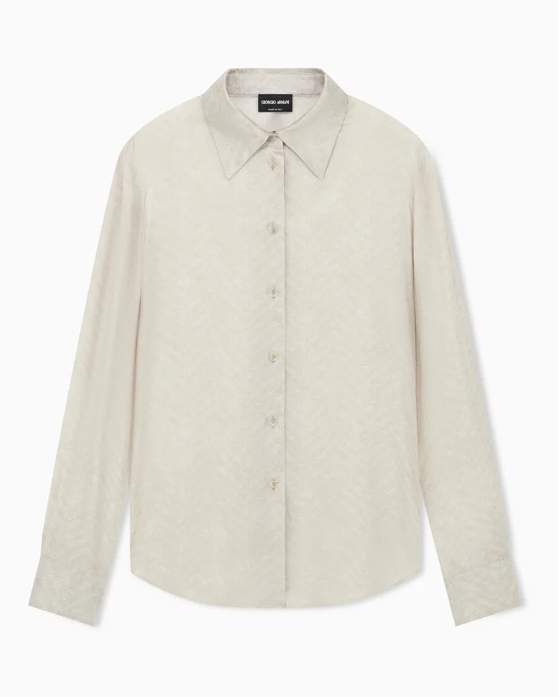 Giorgio Armani Klassische Hemden Beige
