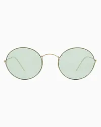 Giorgio Armani Unisex-sonnenbrille mit Ovaler Fassung Gold