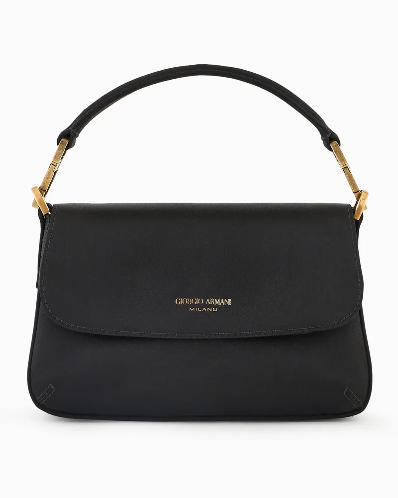 Giorgio Armani Kleine la Prima Soft aus Satin Schwarz