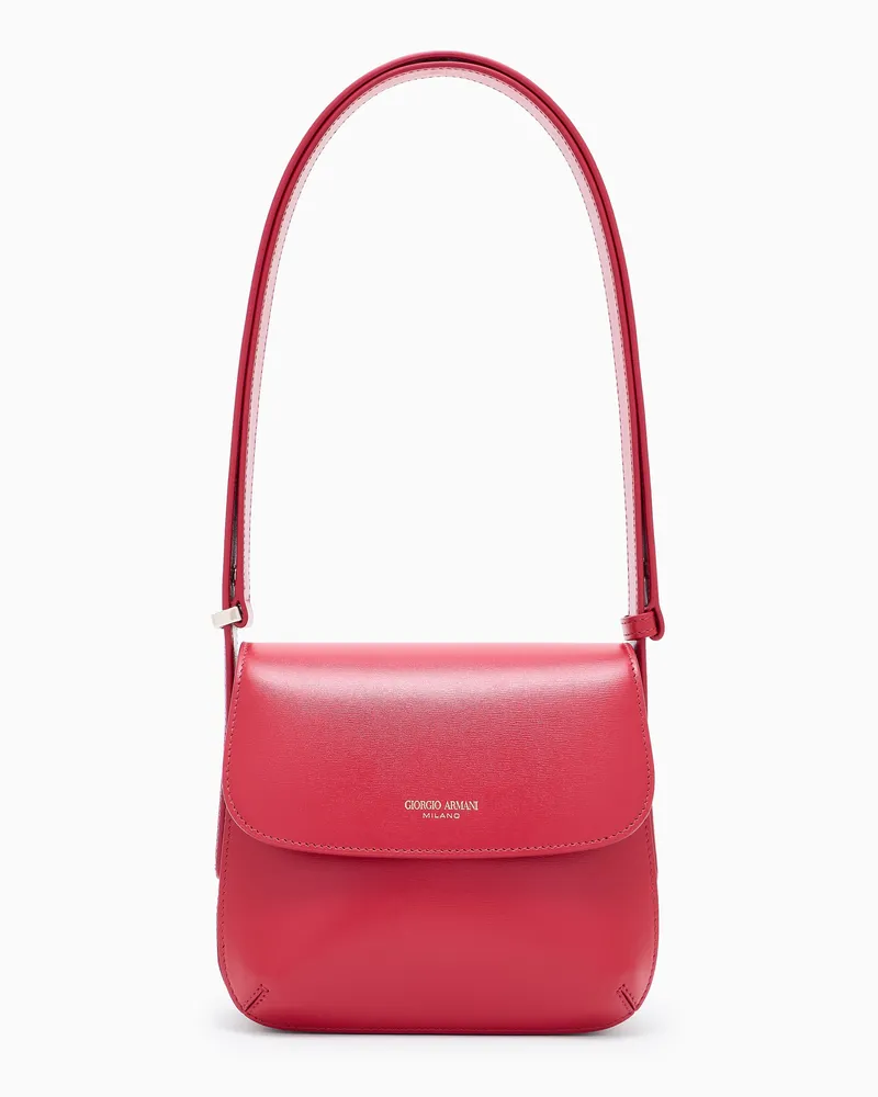 Giorgio Armani la Prima aus strukturiertem Leder Rot