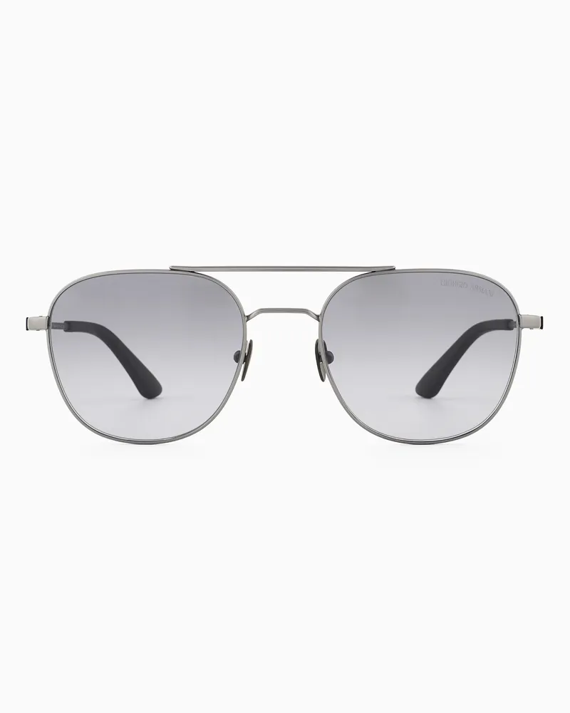Giorgio Armani Sonnenbrille mit eckiger Fassung für Herren 